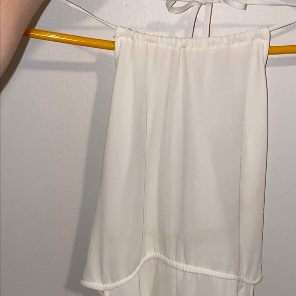 Open back halter romper - Picture 4 of 5